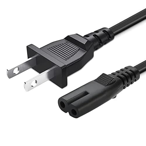 YCWZZH 3.3ft (1m) 2-Prong AC Speaker Power Cord | IEC C7 to NEMA 1-15P Replacement Cable thumbnail 1