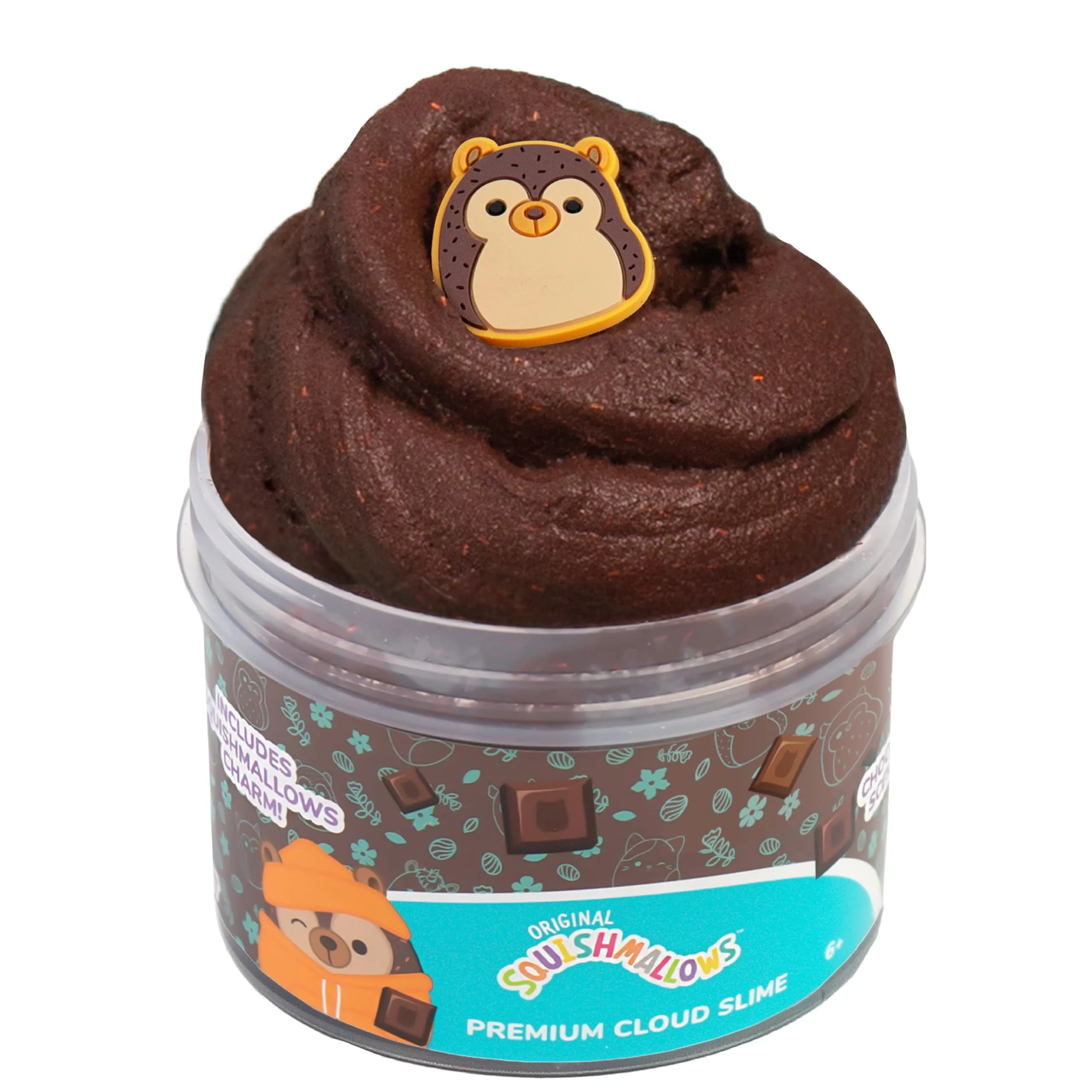 Squishmallows Hans Premium Cloud Slime 8 oz | Chocolate Scent, Reusable, Kids & Adults - main product image
