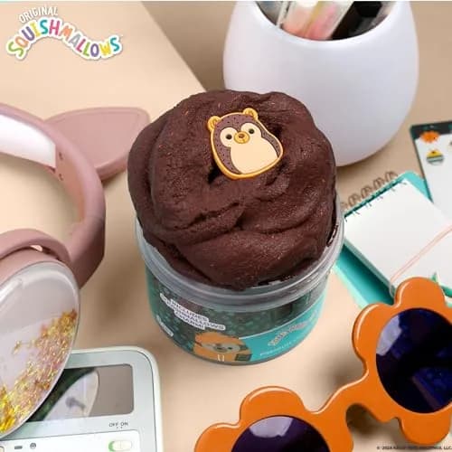 Squishmallows Hans Premium Cloud Slime 8 oz | Chocolate Scent, Reusable, Kids & Adults thumbnail 4