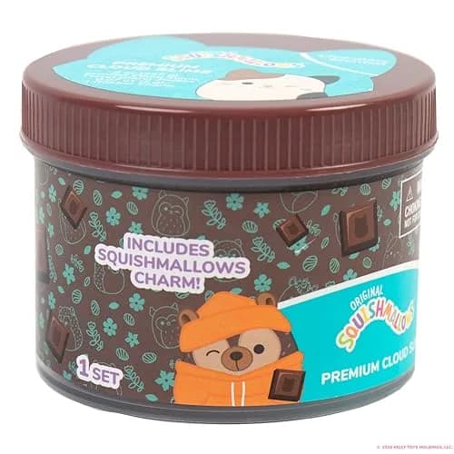 Squishmallows Hans Premium Cloud Slime 8 oz | Chocolate Scent, Reusable, Kids & Adults thumbnail 7