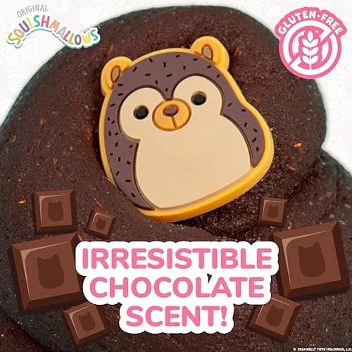 Squishmallows Hans Premium Cloud Slime 8 oz | Chocolate Scent, Reusable, Kids & Adults thumbnail 3