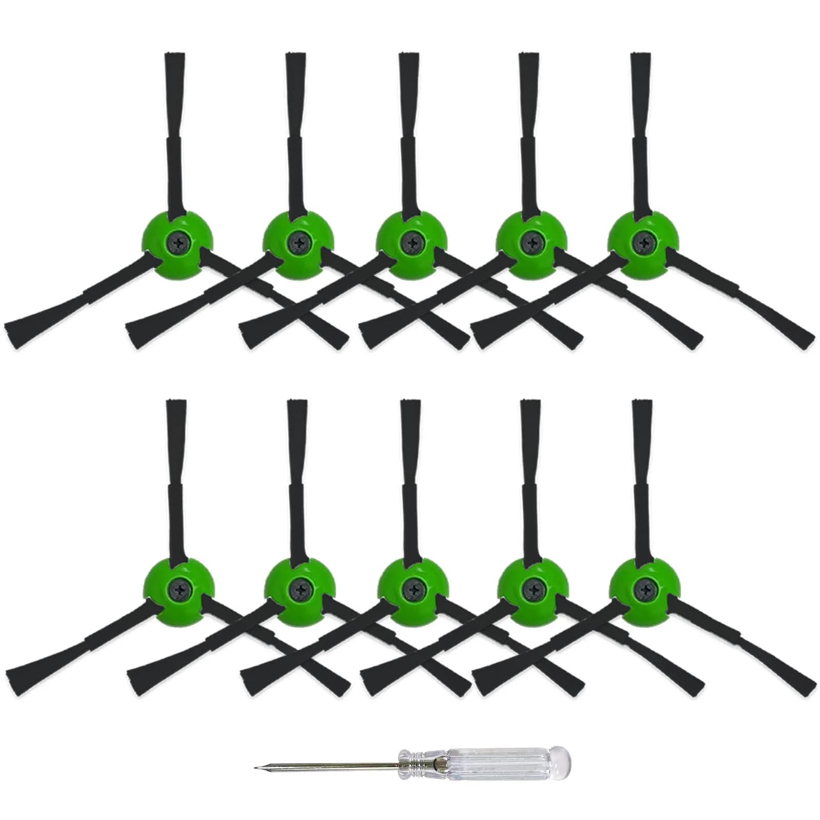 Soniicmomo 10 Pack Replacement Side Brushes for iRobot Roomba i & j & e Series | Compatible with i1+/i3+/i4+/i5+/i6+/i7+/i8+/j6+/j7+/j8+/e5/e6 Robot Vacuums