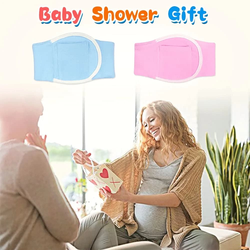 Mybow Baby Belly Band for Gas and Colic Relief 15.5-17 Inch Waist | Dual-Purpose Gel Pad for Warm & Cold Compress - view 5