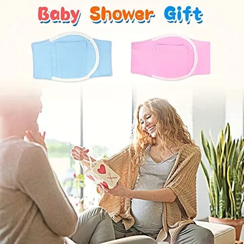 Mybow Baby Belly Band for Gas and Colic Relief 15.5-17 Inch Waist | Dual-Purpose Gel Pad for Warm & Cold Compress thumbnail 5