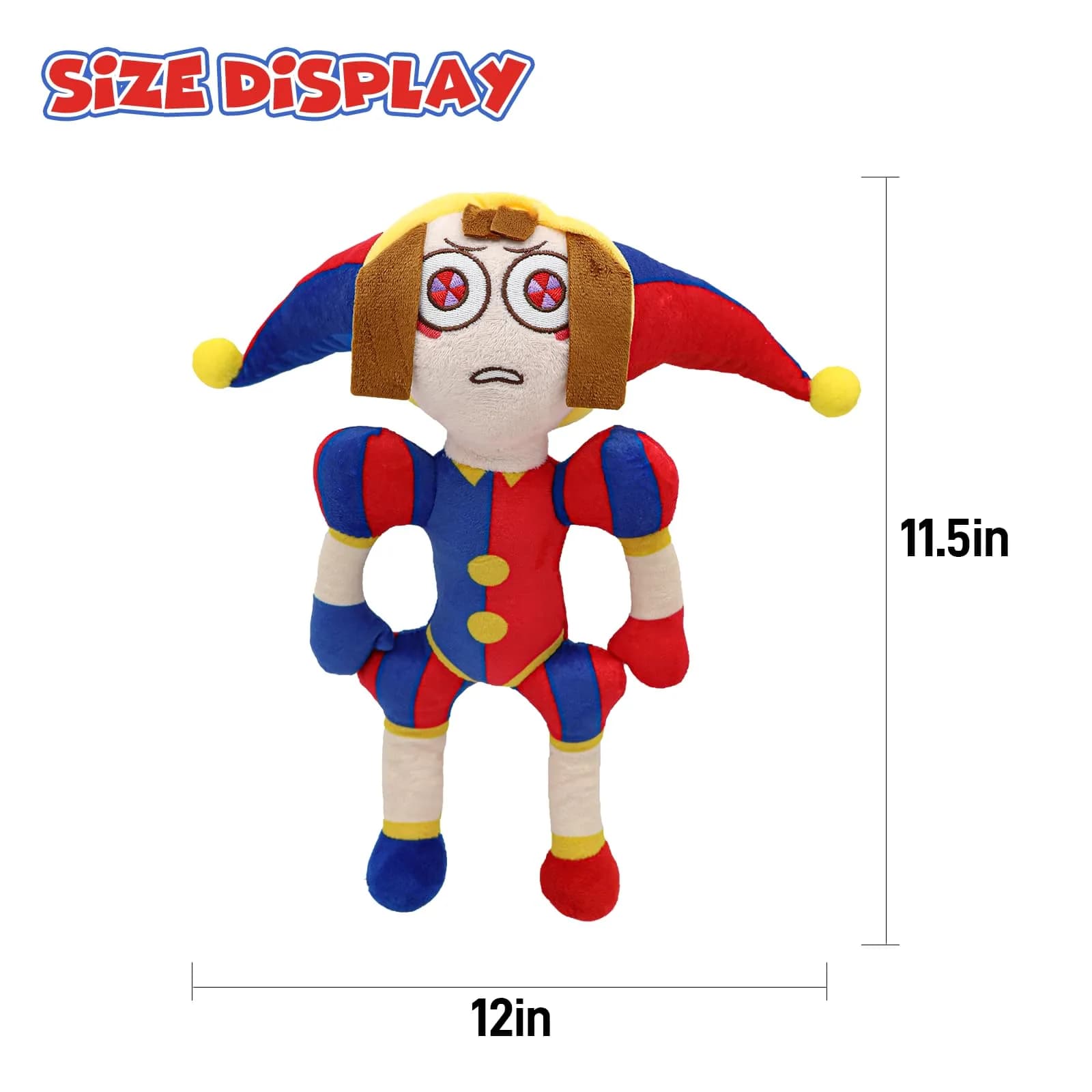 SAJISP The Amazing Digital Circus Pomni Plush 25-40cm (10-16 Inch) | Safe & Collectible Toy Figure - view 5