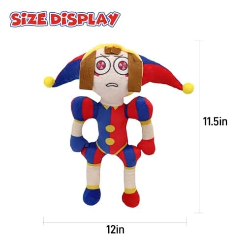SAJISP The Amazing Digital Circus Pomni Plush 25-40cm (10-16 Inch) | Safe & Collectible Toy Figure thumbnail 5