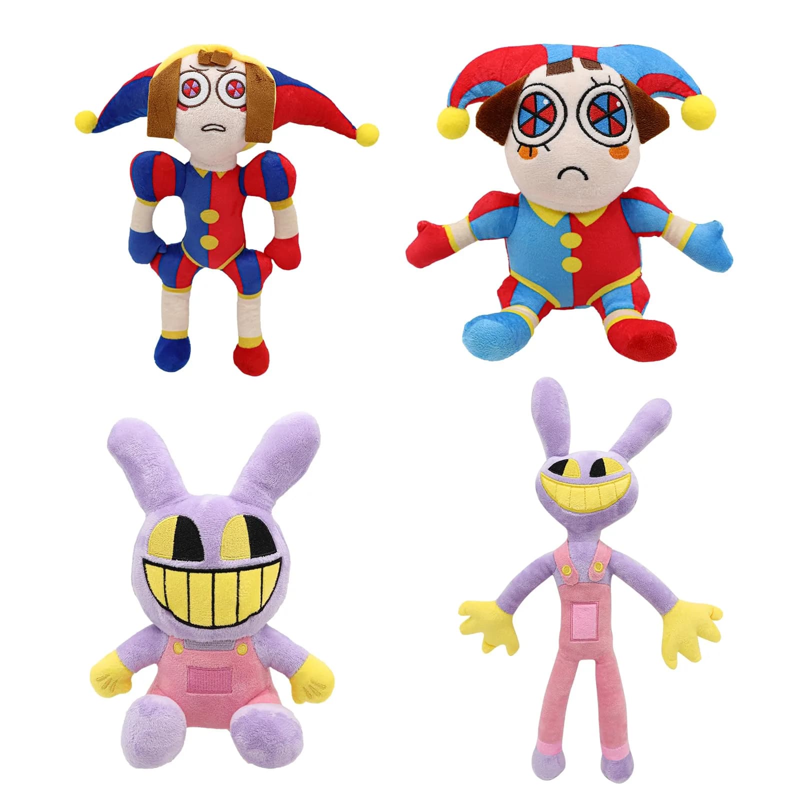 SAJISP The Amazing Digital Circus Jax Plush Toy - 10-16 Inch — 4pcs
