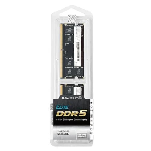 TEAMGROUP Elite SODIMM DDR5 32GB (2x16GB) 5600MHz CL46 Laptop Memory | 32GB Kit (2x16GB) thumbnail 7