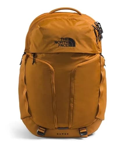 The North Face Surge Commuter Laptop Backpack, Timber Tan, 31L (12" x 7" x 20") | American Chiropractic Association Approved — Timber Tan