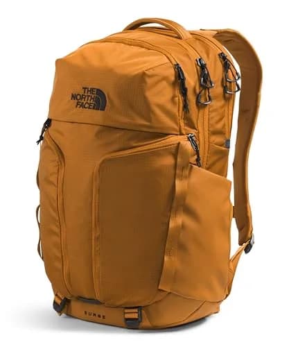 The North Face Surge Commuter Laptop Backpack, Timber Tan, 31L (12" x 7" x 20") | American Chiropractic Association Approved thumbnail 4