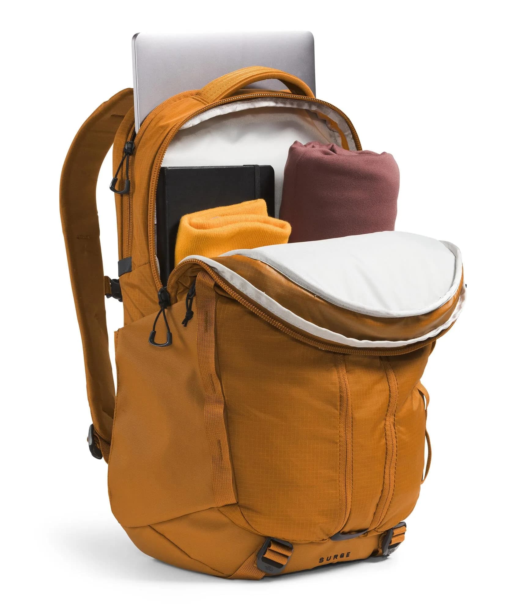 The North Face Surge Commuter Laptop Backpack, Timber Tan, 31L (12" x 7" x 20") | American Chiropractic Association Approved - view 5