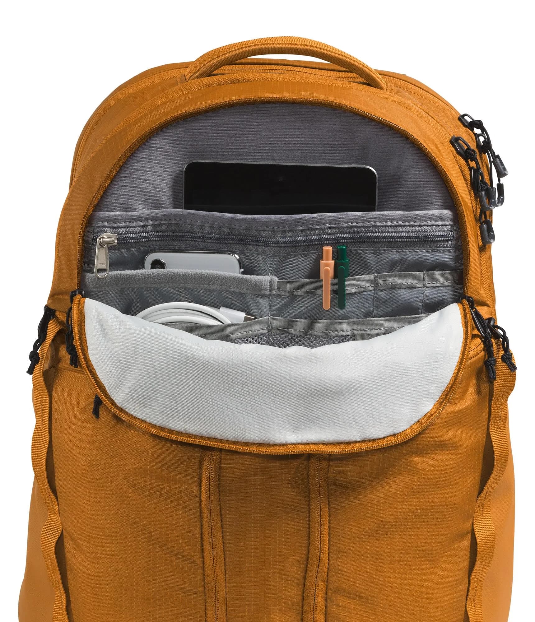 The North Face Surge Commuter Laptop Backpack, Timber Tan, 31L (12" x 7" x 20") | American Chiropractic Association Approved - view 6