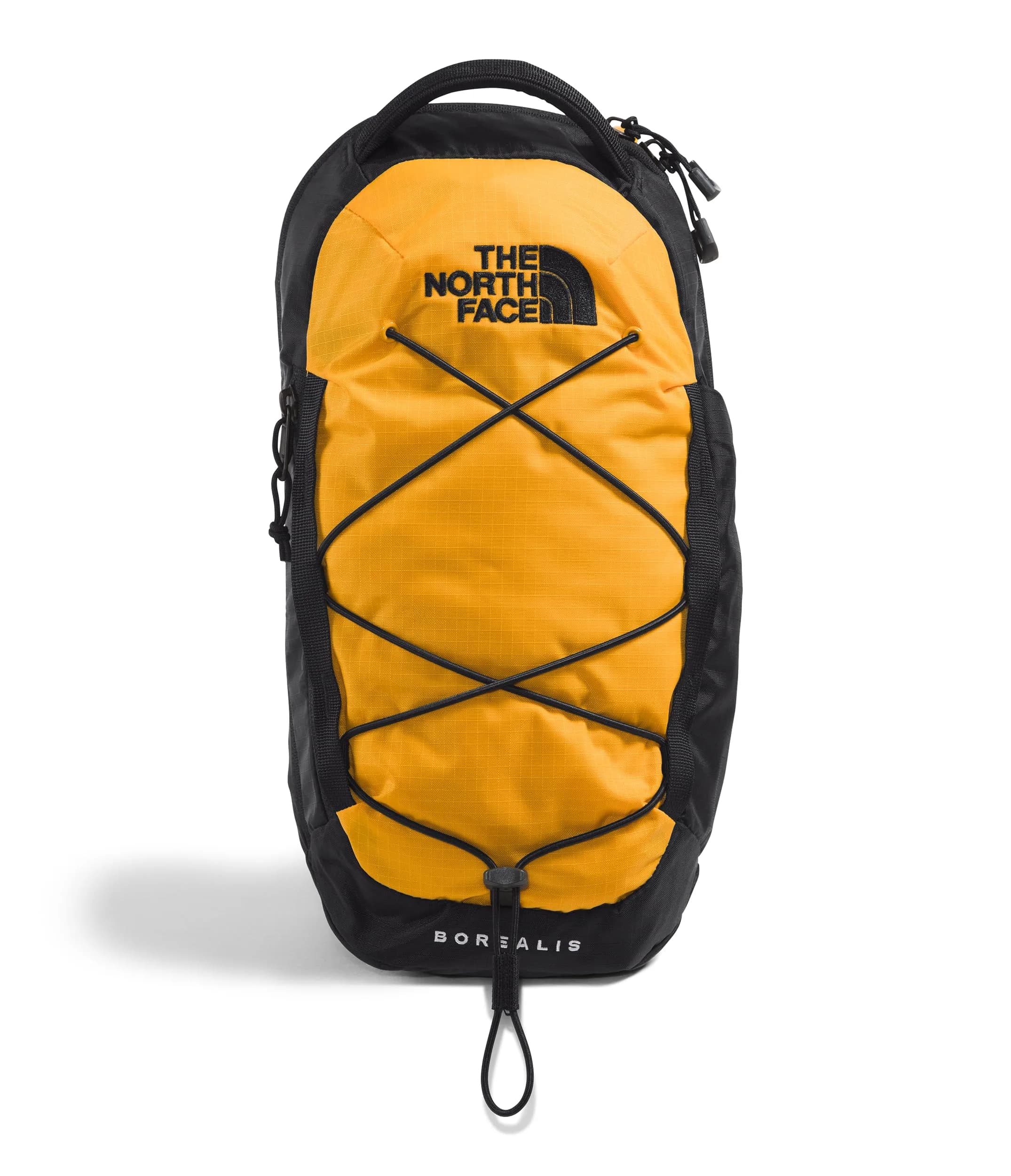 The North Face Borealis Sling Bag 6L in Summit Gold/Tnf Black - One Size | Padded Strap, Water-Repellent - main product image