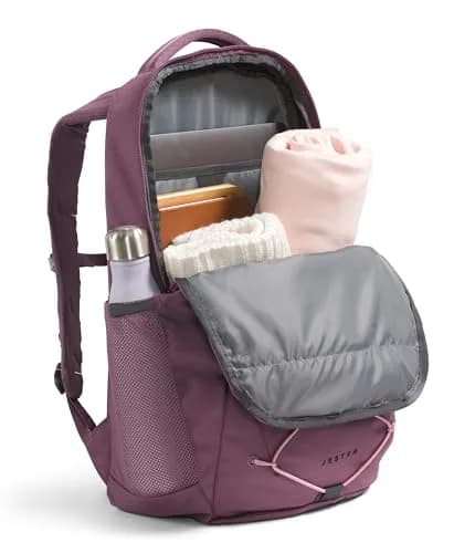 The North Face Women's Jester Laptop Backpack, Midnight Mauve/Mauve, 27.5L (1678 cu in) | Accredited by American Chiropractic Association thumbnail 5