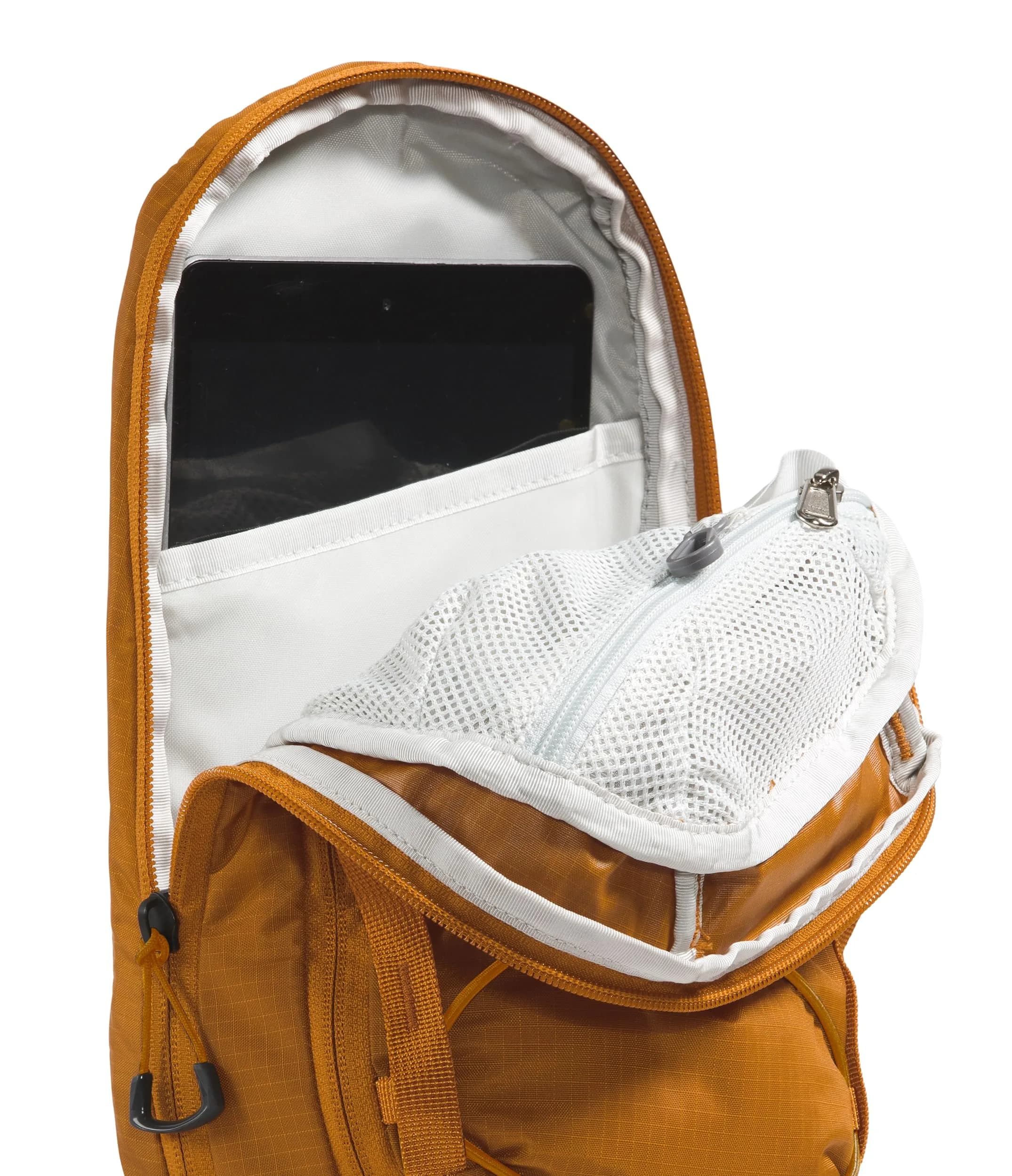 The North Face Borealis Sling Bag 6L in Timber Tan | One Size | Water-Repellent & Padded Strap - view 2