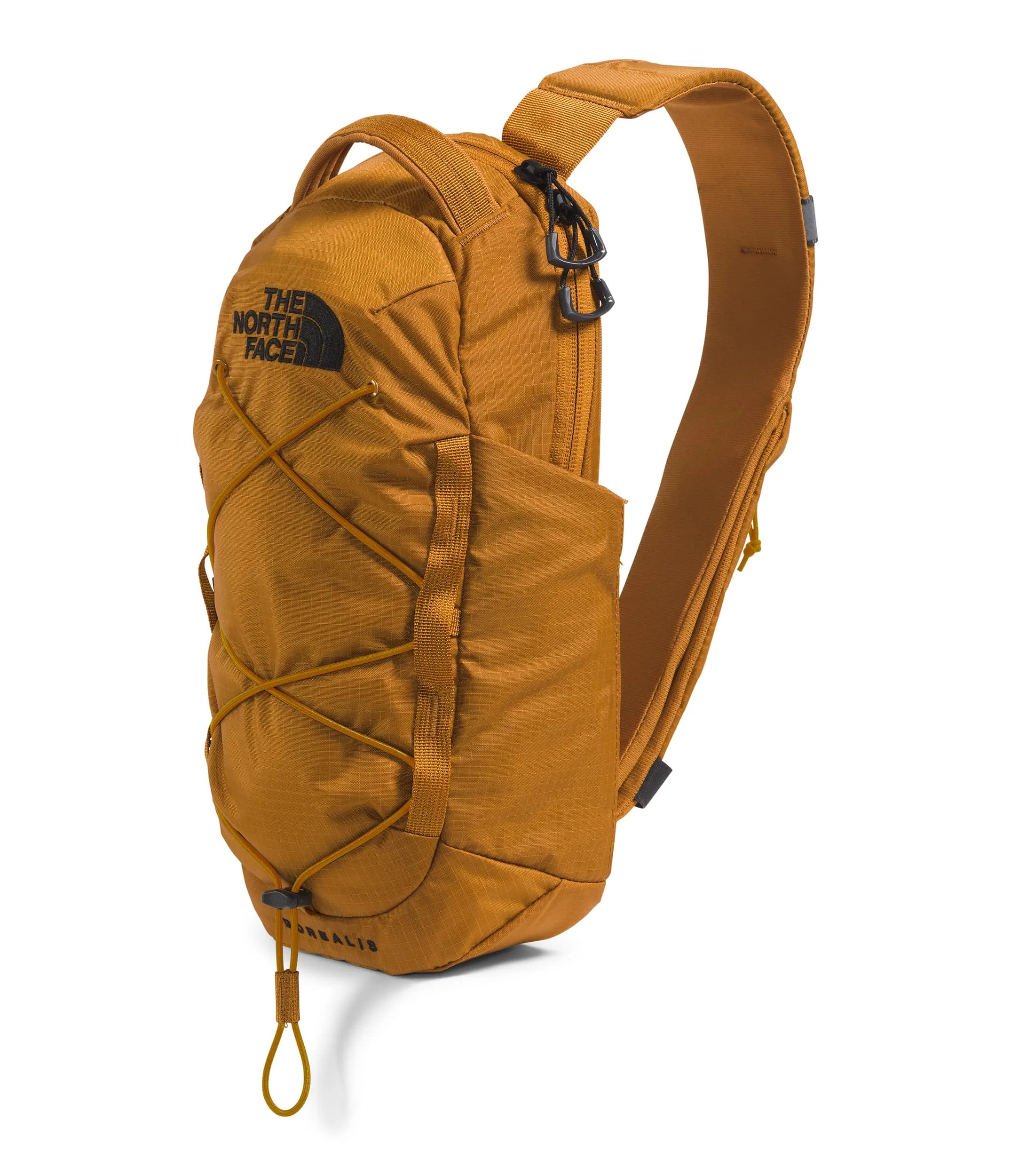 The North Face Borealis Sling Bag 6L in Timber Tan | One Size | Water-Repellent & Padded Strap - view 4