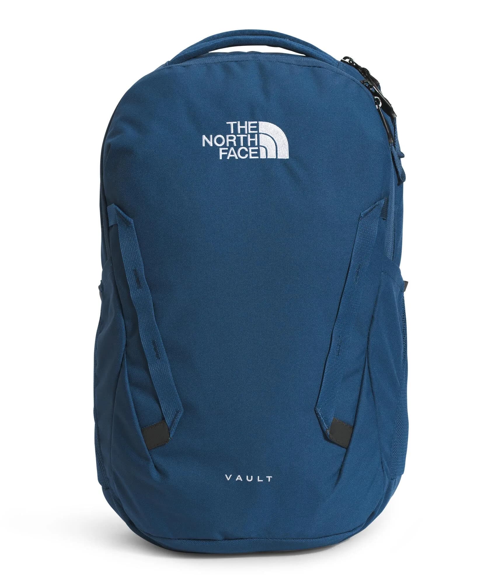 The North Face Vault Everyday Laptop Backpack 27L (15" Sleeve) | Water-Repellent Commuter Bag — Shady Blue/Tnf White-npf