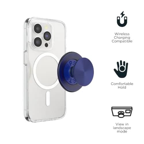 PopSockets Phone Grip for MagSafe French Navy | Magnetic Stand & Grip for iPhone & Android thumbnail 4