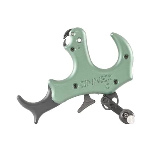 Stan OnneX Clicker Thumb Bow Release Aid for Archery & Hunting - Adjustable, DLC-Coated Internals, Smooth Action, Modular 3 or 4 Finger Fit, Sage, X-Large thumbnail 4