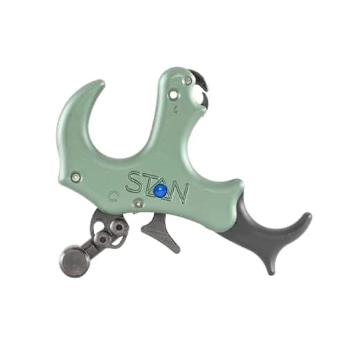 Stan OnneX Clicker Thumb Bow Release Aid for Archery & Hunting - Adjustable, DLC-Coated Internals, Smooth Action, Modular 3 or 4 Finger Fit, Sage, X-Large thumbnail 6