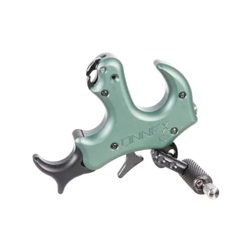 Stan OnneX Clicker Thumb Bow Release Aid for Archery & Hunting - Adjustable, DLC-Coated Internals, Smooth Action, Modular 3 or 4 Finger Fit, Sage, X-Large thumbnail 7