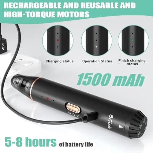 BGick Resin Mixer Handheld Rechargeable Epoxy Mixer Black | Minimize Bubbles & Save Wrist thumbnail 7