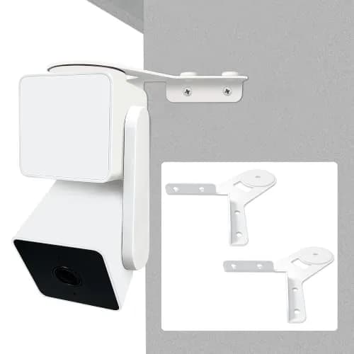 ALLICAVER Wall Mount for Wyze Cam Pan V3 Outside Corner Metal Bracket | Supports 270° Rotation thumbnail 1
