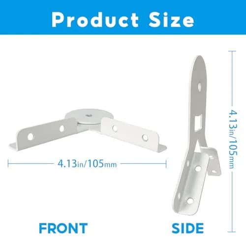 ALLICAVER Wall Mount for Wyze Cam Pan V3 Outside Corner Metal Bracket | Supports 270° Rotation thumbnail 2