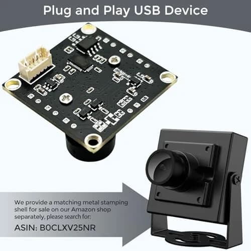 innomaker 1080P USB 2.0 UVC Camera Module 32x32mm | 130° Wide Angle, Plug & Play for SBCs thumbnail 6
