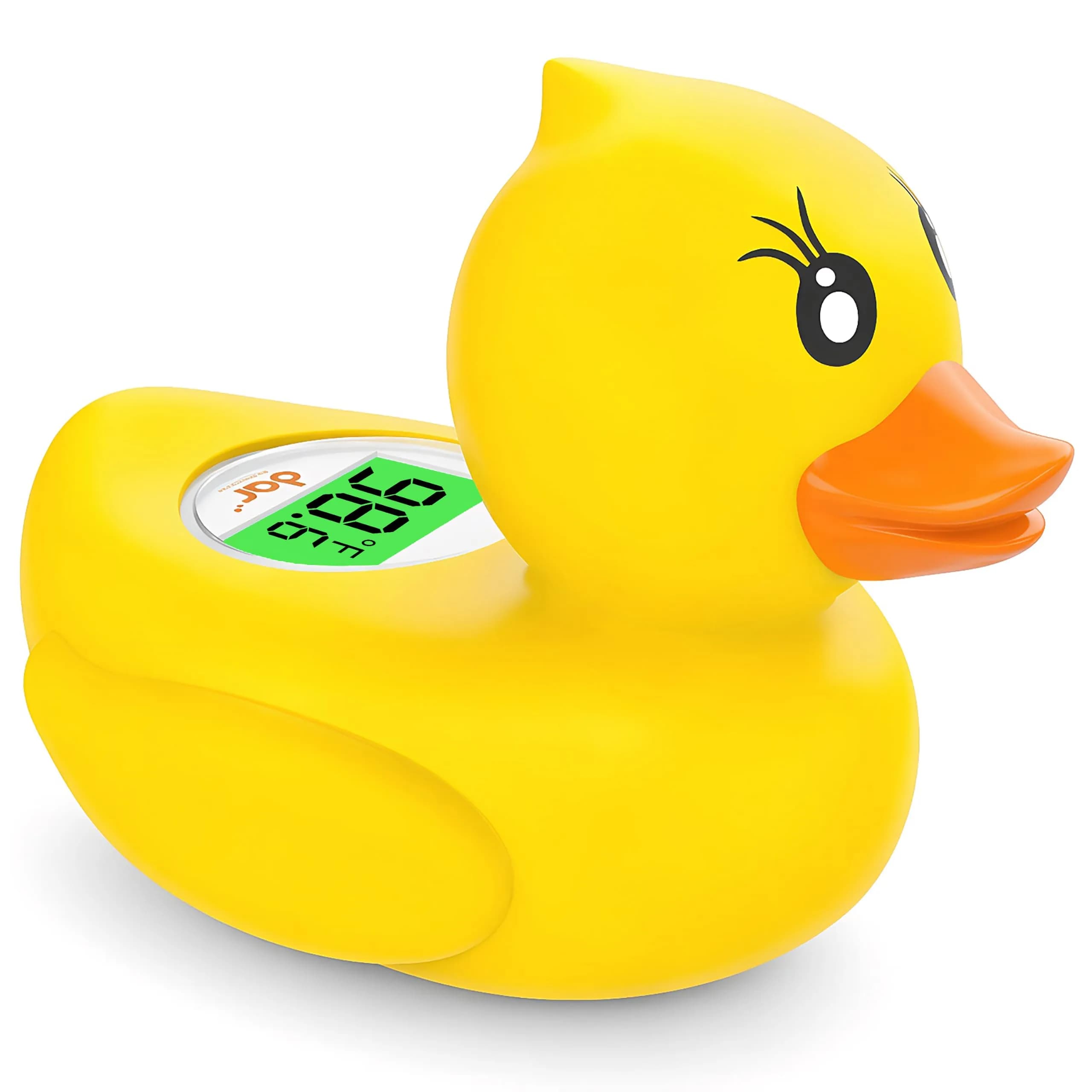 dar darouxiao Baby Bath Thermometer Floating Duck | Instant Temp & Safety Alert (70-120c) — Yellow duck