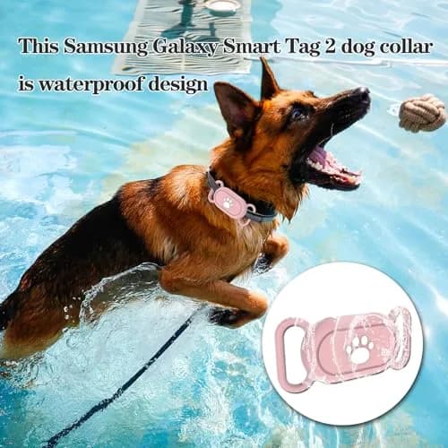 Rzttwl Waterproof Dog Collar Compatible with Samsung Galaxy SmartTag2 | Silicone, Waterproof, Versatile Fit thumbnail 4