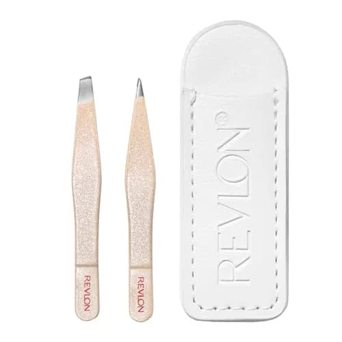 Revlon Designer Series Mini Tweezer Set for Travel | Precise Hair Removal Tools thumbnail 2