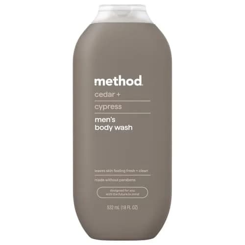 Method Men’s Body Wash Cedar + Cypress 18 fl oz | Gentle, Moisturizing, Nature-Inspired thumbnail 1