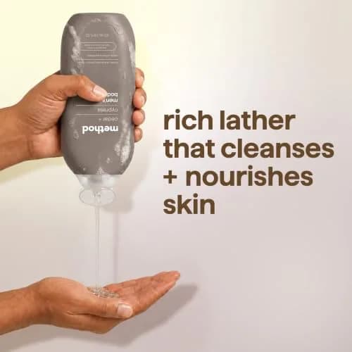 Method Men’s Body Wash Cedar + Cypress 18 fl oz | Gentle, Moisturizing, Nature-Inspired thumbnail 5