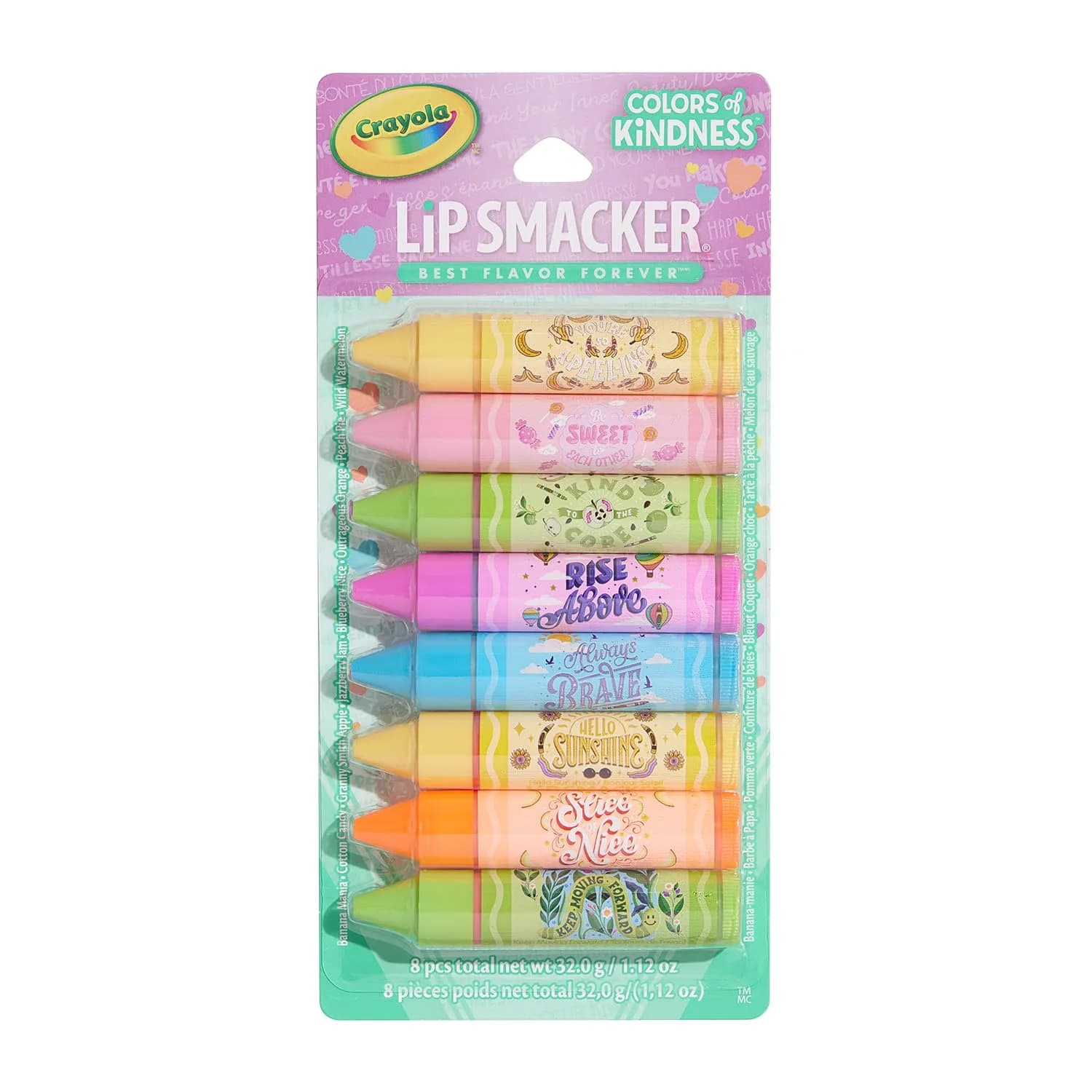 Lip Smacker Crayola Party Pack Lip Balms | 8 Count, Cruelty-Free, Glossy Finish - main product image