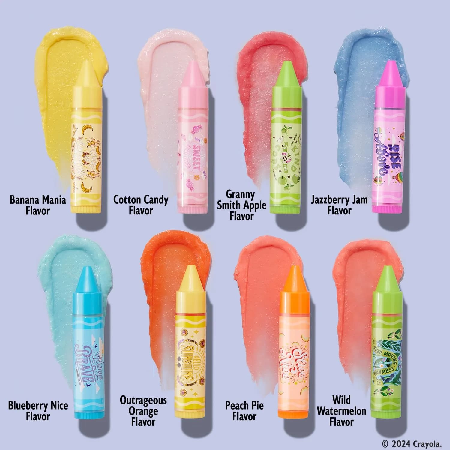 Lip Smacker Crayola Party Pack Lip Balms | 8 Count, Cruelty-Free, Glossy Finish - view 2