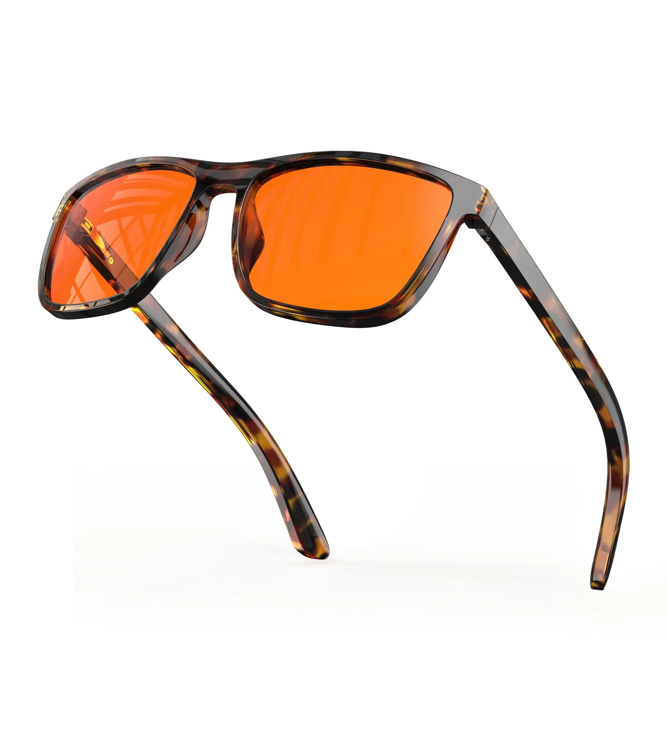Bloomoak Blue Light Blocking Glasses - Amber Lens - Unisex Adult - 145mm Arm | Filters 99% Harmful Blue Light - main product image