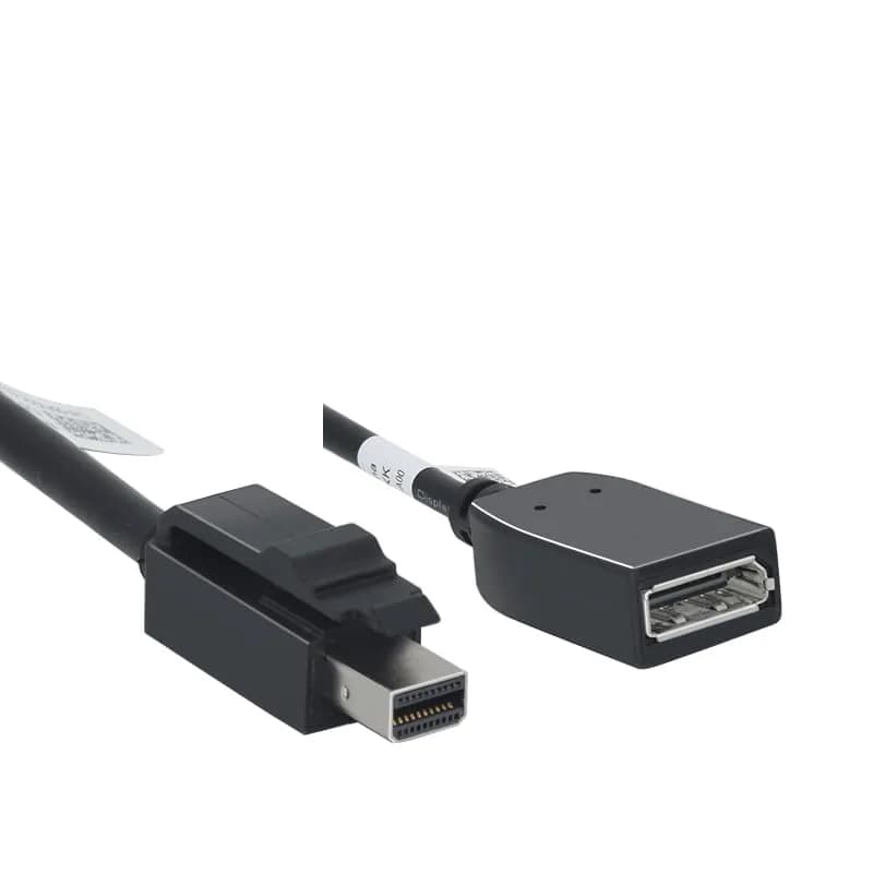 lemincrash Display Port to Mini Display Port Cable 6cm (2.36in) | Black Copper thumbnail 5