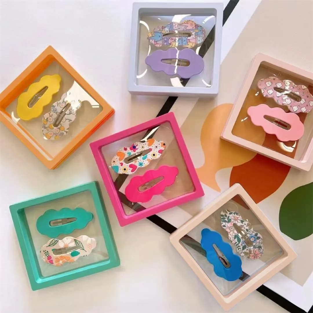 Ailison 3D Floating Frame Display Stands, 12 Pack, 9 cm (3.54") | Stackable Jewelry Organizer Box - view 3