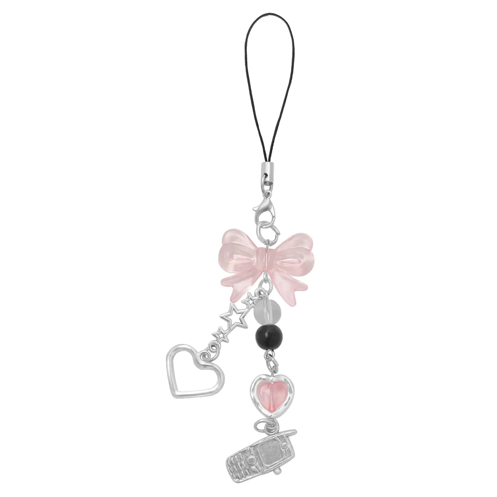 cioatu Phone Charm 1-4PCS Y2K Aesthetic Strawberry Butterfly Star | Cute Phone Accessories