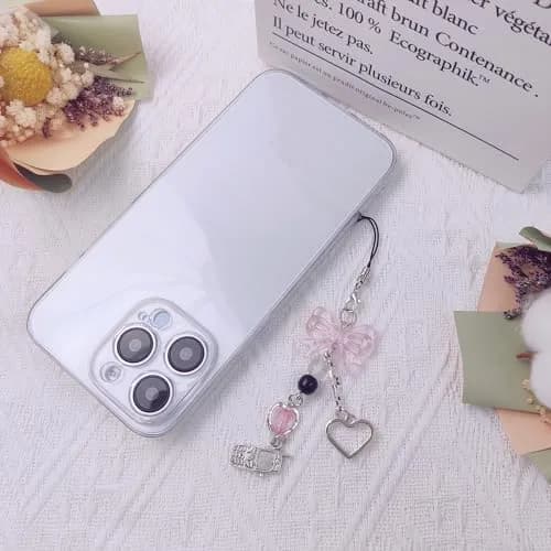 cioatu Phone Charm 1-4PCS Y2K Aesthetic Strawberry Butterfly Star | Cute Phone Accessories thumbnail 4