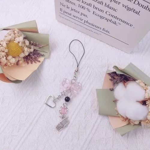 cioatu Phone Charm 1-4PCS Y2K Aesthetic Strawberry Butterfly Star | Cute Phone Accessories thumbnail 2