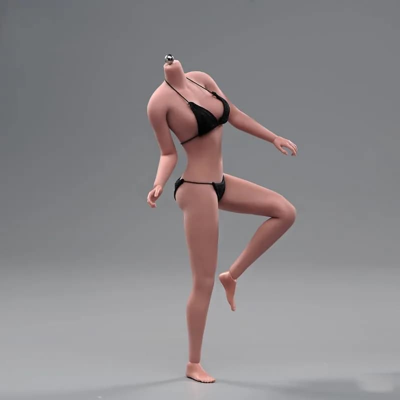 Fremego 1/6 Scale Asian Female Body 12-inch Seamless Figure with Large Bust | ASTM-Tested & BPA-Free Toy Figure thumbnail 5