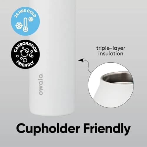 Owala FreeSip Twist Insulated Stainless Steel Water Bottle 710ml (24 oz) | Hydration Bottle with Straw thumbnail 4