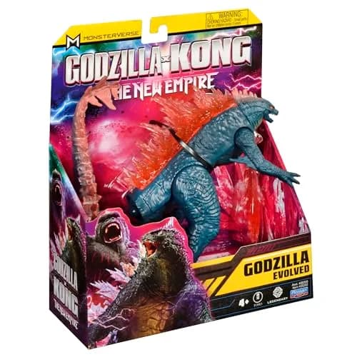 PlayMates Godzilla x Kong 6" Godzilla Evolved Action Figure with Heat Ray | ASTM-Tested Toy thumbnail 4
