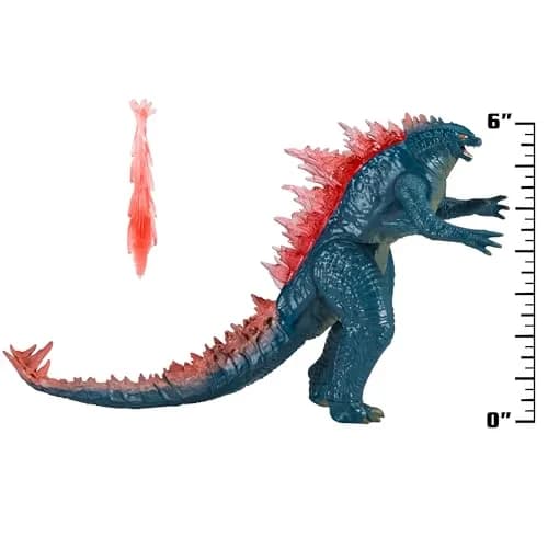 PlayMates Godzilla x Kong 6" Godzilla Evolved Action Figure with Heat Ray | ASTM-Tested Toy thumbnail 2