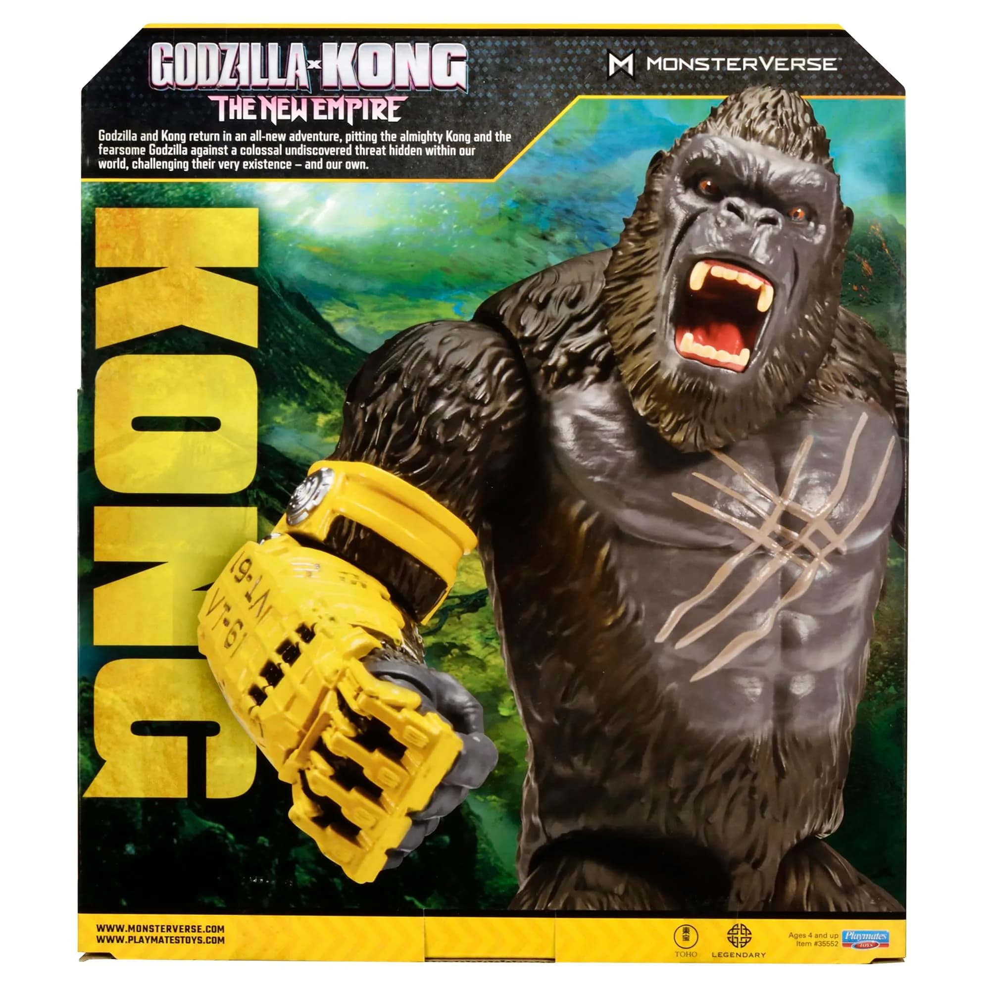 MonsterVerse Godzilla x Kong Giant Kong Figure 27.9 cm (11") | Articulated Action Figure for Kids 4+ - view 5