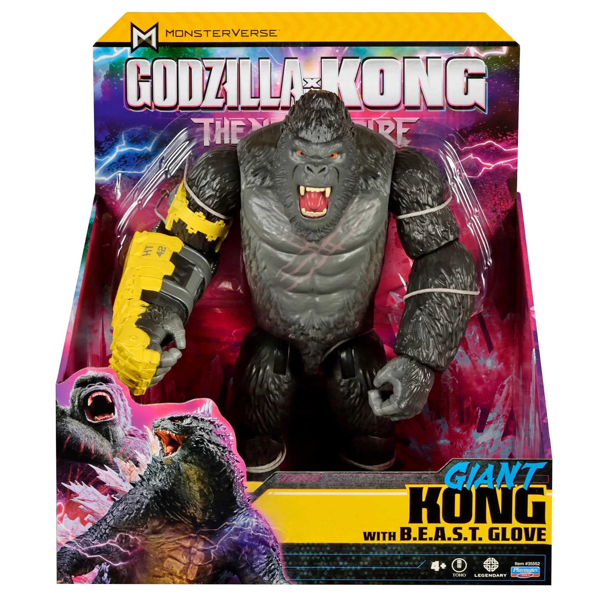 MonsterVerse Godzilla x Kong Giant Kong Figure 27.9 cm (11") | Articulated Action Figure for Kids 4+ - view 3