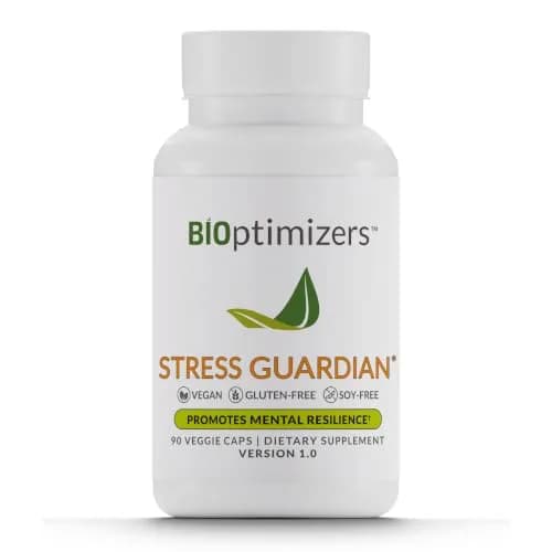BIOptimizers Stress Guardian 90 Capsules | Stress Support Supplement for Mental Clarity & Resilience thumbnail 1