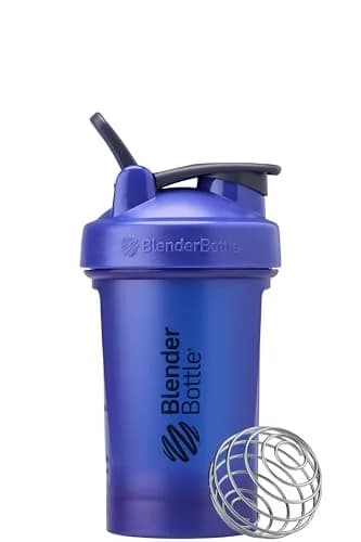 BlenderBottle Classic V2 Shaker Bottle with BlenderBall Whisk, 20-Ounce Capacity, Reflex Blue - main product image